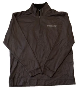 Port Authority Herren Jacke Fidelity Investments Logo grau Quarter Zip Gr. XL - Bild 1 von 5