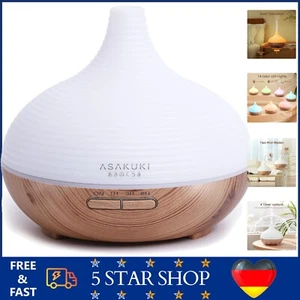 Aroma Diffuser Luftbefeuchter Duftöl Diffusor 300ml Weiß 7 LED Licht - Bild 1 von 10