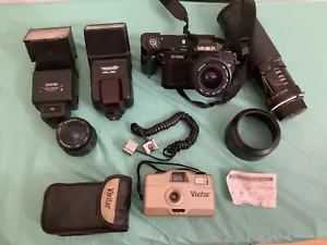 Lot Of Untested Vintage Cameras And Accessories As Is! Fast Shipping! - Picture 1 of 11