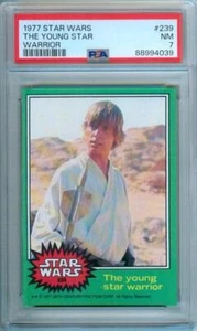 1977 Topps Star Wars Original Trading Card THE YOUNG STAR WARRIOR #239 PSA 7 - Bild 1 von 2