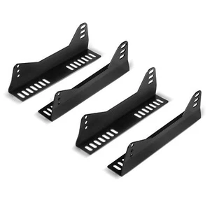 Two Sets for Two Seats Universal Side Mount L Brackets Race Bucket Seat - Bild 1 von 5