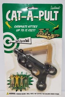 Cat-A-PULT Game Toy Gag Gift - "Catapults Kitties Up To 15 Feet!" Cat - Image 1 of 3