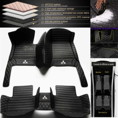 Alfombrillas de coche impermeables para todo tipo de clima aptas para Mitsubishi ASX/RVR Foto 1 de 4