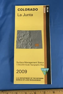 USGS BLM EDITION TOPOGRAPHIC MAP COLORADO - LA JUNTA - Picture 1 of 4