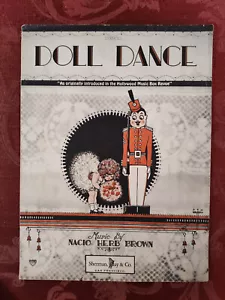 RARE Sheet Music Doll Dance Nacio Herb Brown 1926 Music Box Revue - Picture 1 of 1