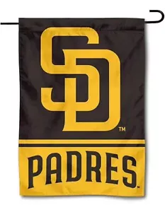 MLB San Diego Padres Garden Flag Double Sided MLB Padres Premium Yard Flag - Picture 1 of 1