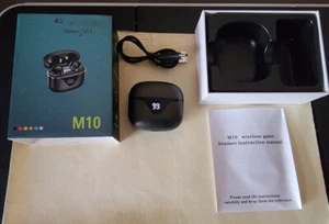 2 Pair M10 Bluetooth Wireless Earbuds - Photo 1 sur 7