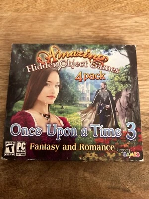 Once Upon A Time 3 Hidden Object Games 4 Pack Video Game Pc Cd-ROM T-Teen  - Image 1 of 4