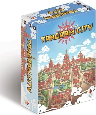 Tangram City Tile Board Game Capstone Games Family Solo Ewe Rosenberg Puzzle - Image 1 of 4
