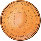 [#1270390] Niederlande, Beatrix, Euro Cent, 2005, Utrecht, BU, STGL, Copper Plat