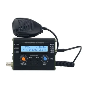 5W usDX SDR QRP Transceiver QCX-SSB to SSB 3-Band All Mode HF Transceiver + Mic - Picture 1 of 9