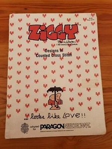 MUESTREADOR DE DIBUJOS ANIMADOS ZIGGY PATRÓN DE PUNTO DE CRUZ ENVÍO GRATUITO - Imagen 1 de 2