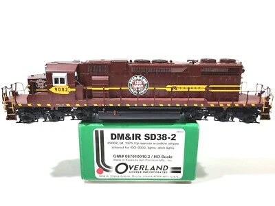 Overland OMI DM&IR SD38-2 Duluth Missabe Iron Range #9002 HO Brass #087010010.2 - Image 1 of 4