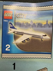 Lego City Passenger Plane 7893 Instructions ONLY Manual Directions Book Booklet - Picture 1 of 7