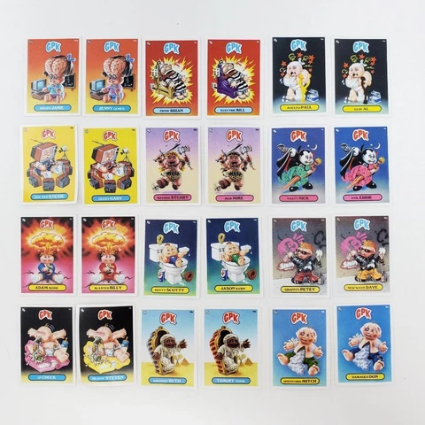 GPK Garbage Pail Kids - Complete Set of 24 NEW Micro Card Stickers (a24) Cover