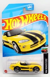 Hot Wheels 2023 Dodge Viper Rt 10 Yellow HW Roadsters Toy Sports Car New - Picture 1 of 2