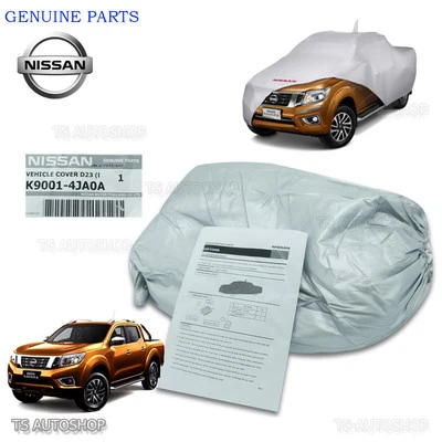 Cubierta de coche de poliéster plateado genuino para Nissan Navara Np300 4 puertas D23 2015 2016 Foto 1 de 4