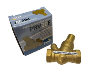 AVG PRV20F Inline ¾” 20mm Pressure Reducing Valve, 250-650kPa Adjustable - Picture 1 of 8