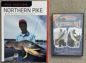 Pro Tactics Northern Pike Fishing Book + DVD Lures & Locations Strategies New - Imagen 1 de 2