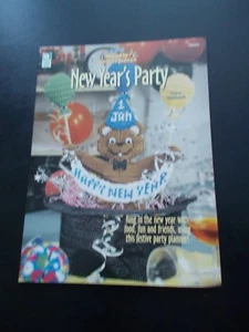 New Year's Party Plastic Canvas Leaflet HOWB - Holiday Centerpiece & More - Picture 1 of 4