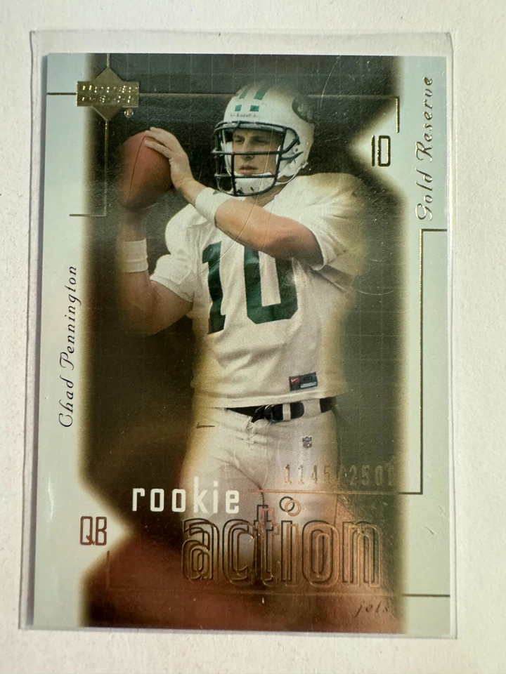 K195,091 - 2000 Upper Deck Gold Reserve #180 Chad Pennington RC #/2500 - Image 1 of 1