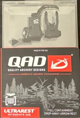 QAD Ultrarest Integrate MX2 Left Hand Arrow Rest Full Arrow Containment New - Image 1 of 3