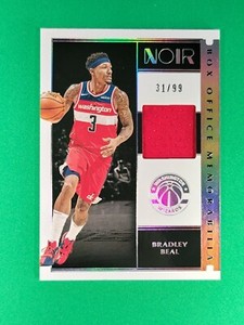 2019-20 Noir Box Office Memorabilia SP /99 #17 Bradley Beal R6220J