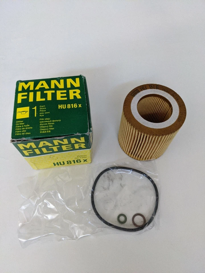 MANN Oil FIlter HU816x BMW 07-17 1,3,5,6,7,X1,X3,X5,X6,Z4 see fitment below - Image 1 of 1