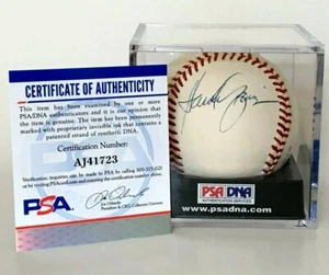HAROLD BAINES SIGNED BASEBALL PSA/DNA CHICAGO WHITE SOX VINTAGE AUTOGRAPH 1985 - Picture 1 of 12