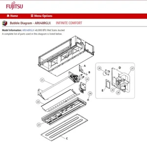 Fujitsu K9383816017 EVAPORATOR TA HY WSL OFC - Picture 1 of 2