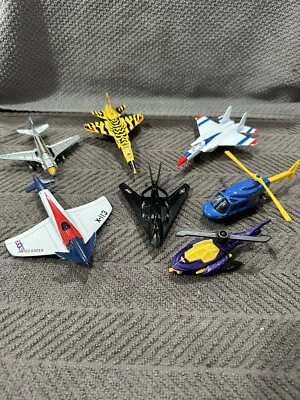Lot 7 Die-Cast Toy Planes 1 Matchbox 2 Hotwheels  🚁 Intruder Stealth Mirage F1 - Изображение 1 из 4