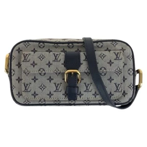 Bolso de Hombro LOUIS VUITTON Monograma Mini Juliet M92217 Gris Negro Lona/Cuero - Imagen 1 de 10
