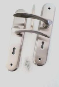 Manijas de puerta interiores cromadas pulidas - Imagen 1 de 3