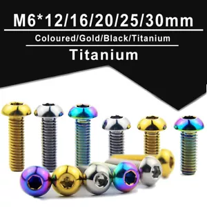 M6*12/16~30mm Titanium Semi-circular Head Screw Hexagon Socket Head Cap Screws - Picture 1 of 8
