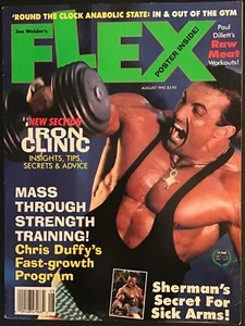 Flex Bodybuilding Muscle Magazine Chris Duffy & Sonny Schmidt Poster - Imagen 1 de 4