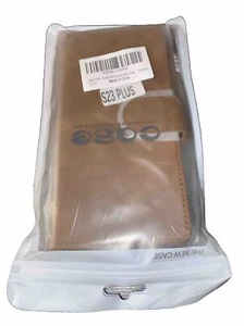 For Samsung Galaxy S23 Plus Phone Case Leather Wallet Cover Brown New - Picture 1 of 9