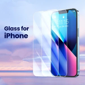 For iPhone 16 Pro Max SE 15 Plus 14 Plus 12 11 Pro 13 Ultra-Thin Tempered Glass - Picture 1 of 24