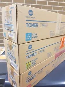 Genuine Konica Minolta Bizhub C451/C550/C650 Toner TN611-CMYK - Picture 1 of 7