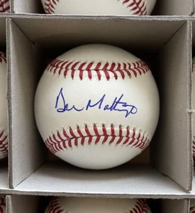 Don Mattingly Signed Baseball - New York Yankees - ROMLB - Picture 1 of 1