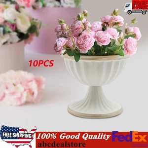 Florero para boda fiesta Navidad hogar metal trompeta florero decoración de mesa 10 un. - Imagen 1 de 23