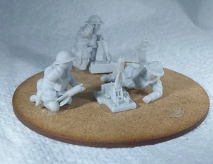 WW1 28mm US Infanterie Grabenmörser - Bild 1 von 4