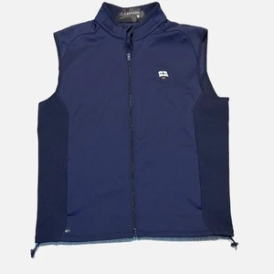 Greyson Men's Size XL Sequoia Full Zip Golf Vest Maltese Blue - Picture 1 of 11
