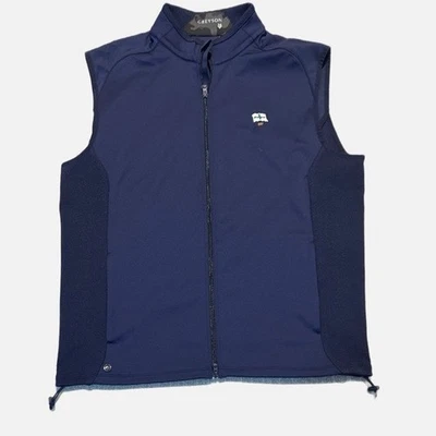 Greyson Men's Size XL Sequoia Full Zip Golf Vest Maltese Blue - Image 1 of 4