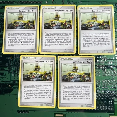 Sunyshore City Gym 94/111 Rising Rivals Pokemon Card Trainer Stadium 5 - Image 1 of 4