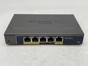 NETGEAR GS105PE ProSafe 1000Mbps 5-Port Ethernet Switch FREE S/H - Picture 1 of 3