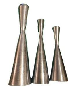 Vintage 90er Ikea Set 3 Kerzenständer MCM Stil Modernist Gota Erika Pekkari - Bild 1 von 5