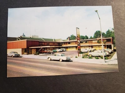 RIVERTON, ARAPOHOE, FREMONT County, WYOMING 1966 MOTEL Postcard WYO to OR - Image 1 of 2
