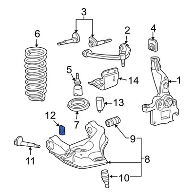 For Ford Ranger 04-11 Ford Front Alignment Camber Adjusting Eccentric - Image 1 of 4