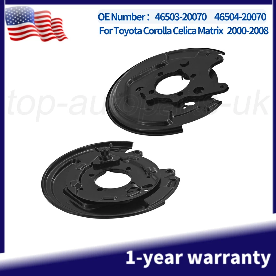 Subensamblaje de placa de freno de estacionamiento izquierda + derecha para Toyota Corolla Celica Matrix Foto 1 de 4