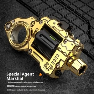 ✨ Einhandtrick! Legierung EDC Ring Gun—Spin Shoot Fidget Stress Spielzeug - Bild 1 von 8